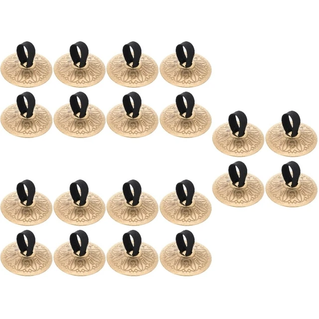 10 Pairs Finger Bauchtanz-Fingerbecken Musikinstrument Für Kinder Zubehör