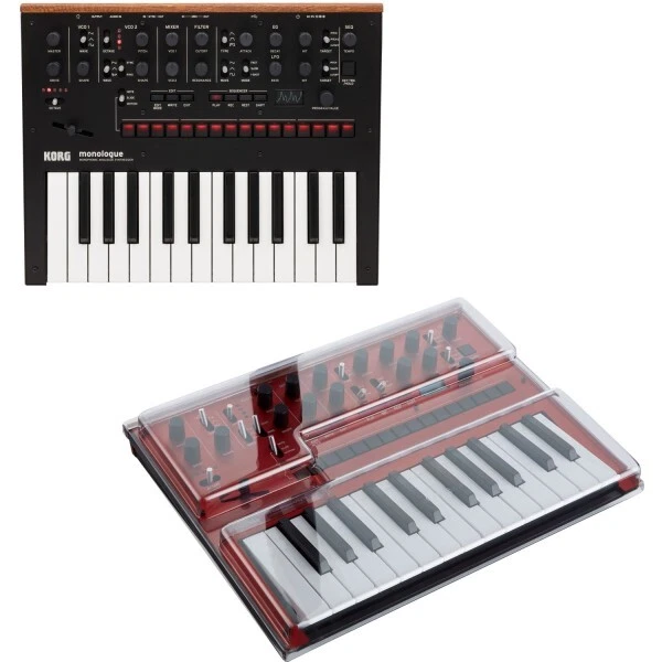 Korg Monologue Schwarz + Staubschutzcover Bundle | Neu