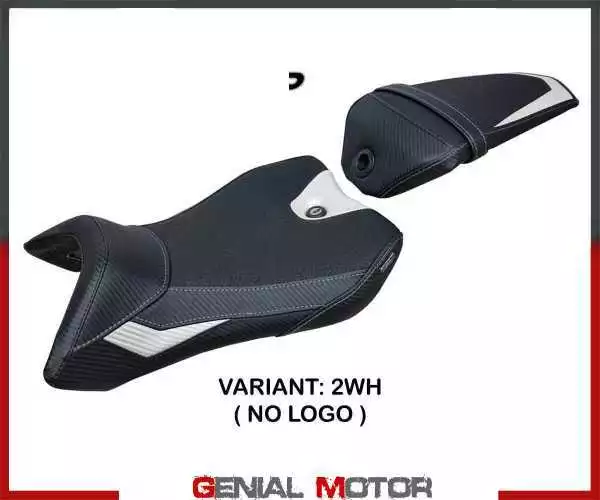 Housse de selle Nashik Ultragrip Blanche WH T.I. pour Yamaha R125 2016 > 2018