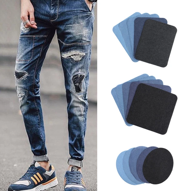 Jeans Reparatursatz Loch Reparatur Patch Flicken Tuch Sticker Denim ☀