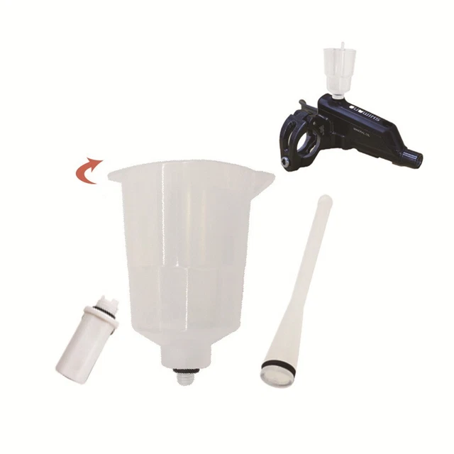 Adaptateur Entonnoir De Purge Pour Frein Hydraulique Vélo Route - Alliage Aluminium + Nylon - Compatible Freins Disque Route