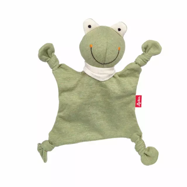 sigikid Mini écharpe en jersey Grenouille Tiny Tissues Doudou 18 cm