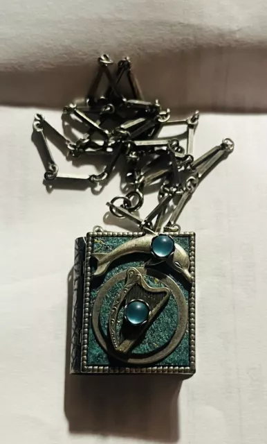 Raelinda Woad Book Locket Necklace ~ Letters to Lila