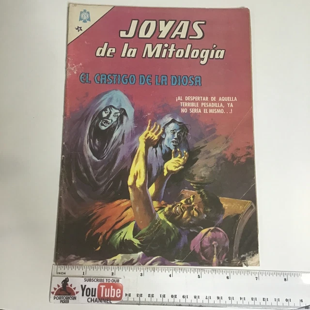 1966 Spanish Comics Joyas De La Mitologia #42 Castigo De La Diosa Novaro Mexico