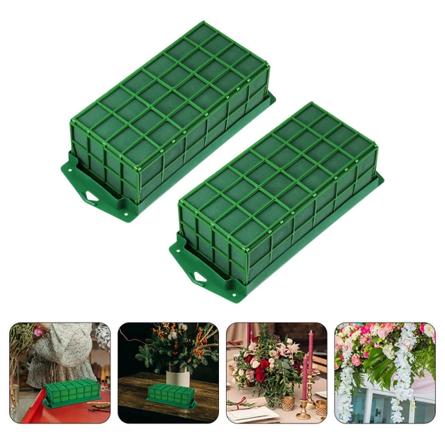 2 Pcs Blumenstand Nasser Schaum Halterung Hochzeitsblumen Schaumschwamm