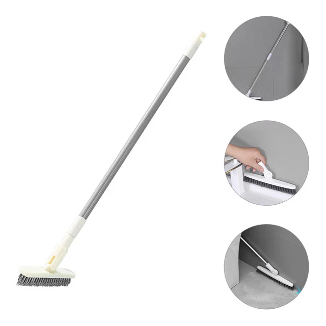 Cen-Tec Teleskopstab Mit 30,5 Cm Bodenbürste – Für Staubsauger, Verstellbar, Mit Natürlicher Rosshaar-Füllung