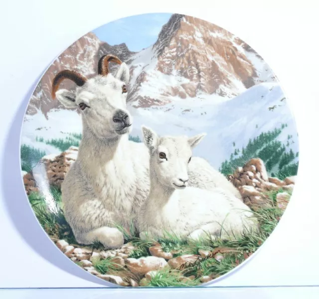 Bradex Royal Crafton Plato de Colección Polar Vida Dall Sheep Mike JACKSON Ovp