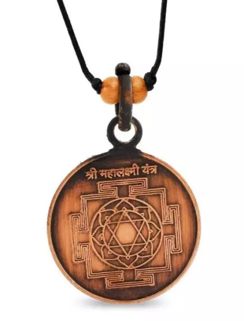 Sri Maha Laxmi Yantra Locket Pendent to get blessing from goddess of wealth