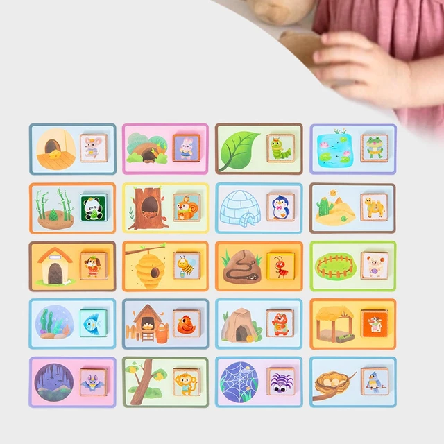 Lot De 4 Puzzles En Bois Montessori Pour Enfants – Thèmes Ferme, Prairie, Océan Et Dinosaures – Dès 1 An