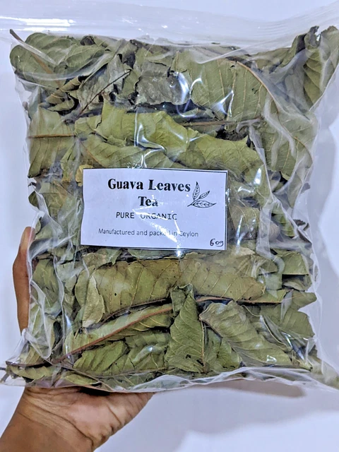 Sachi Organic Dried Guava Leaves – 30g, Loose Leaf Tea, Hojas De Guayaba, Sri Lanka