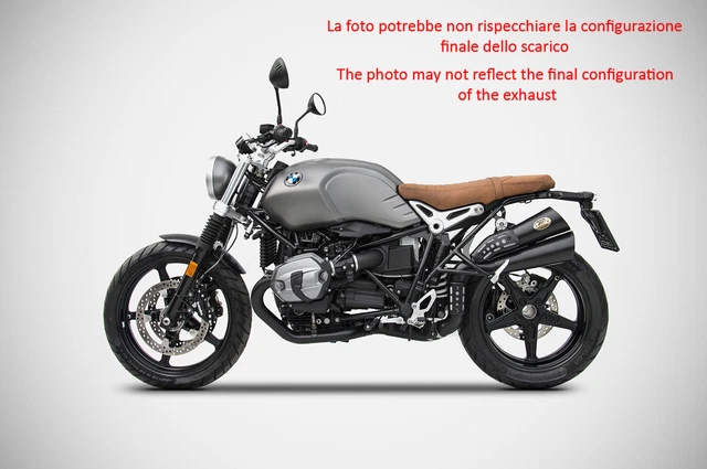 EXHAUST ZARD SHORT HIGH RACING STEEL-STEEL BMW R NineT PURE 17-19
