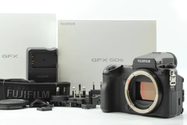 [Top MINT IN BOX shots 1] Fujifilm Fuji GFX 50s 51.4MP Black Medium Format JAPAN