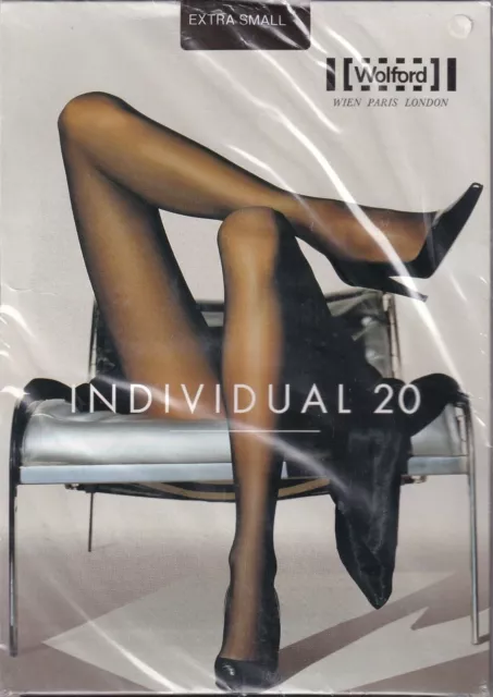 Collant WOLFORD INDIVIDUAL 20 coloris Coca. Taille XS. Tights.