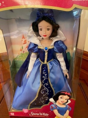 DISNEY PRINCESS SNOW WHITE 16" Porcelain Keepsake Doll 2003 The Brass Key NOS 