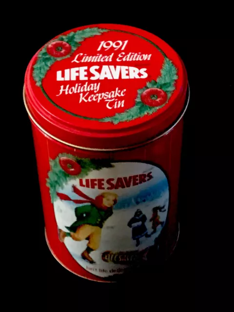 Life Savers 1991 Limited Edition Holiday Keepsake Collector’s Tin.