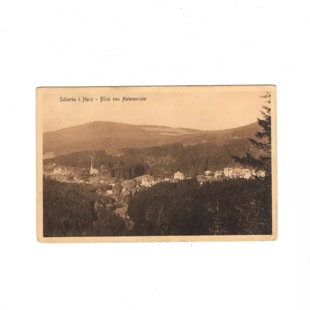 AK Ansichtskarte Schierke im Harz / Blick von Helenenruhe - 1911