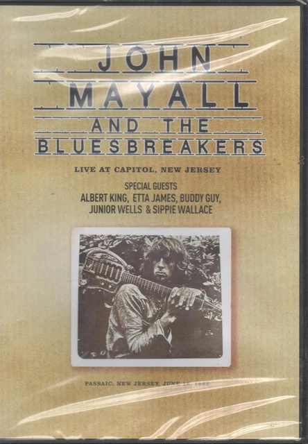 John Mayall And The Bluesbreakers DVD NEU Live At Capitol New Jersey 1982