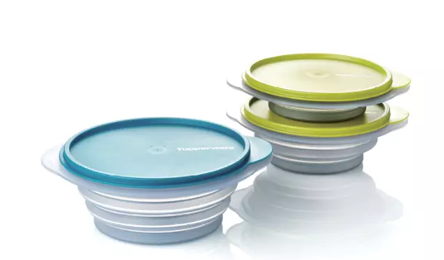 Tupperware Go Flex Bowl Set of 3 2 x 700ml 1 x 950ml Kitchen or on The Go New 2