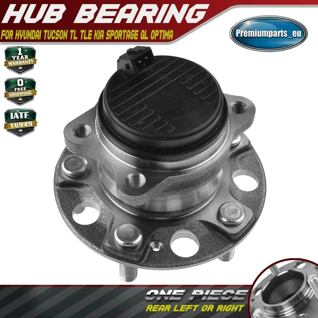 WHEEL BEARING HUB Rear for Kia Optima JF Sportage Hyundai Tucson TL i30 ...