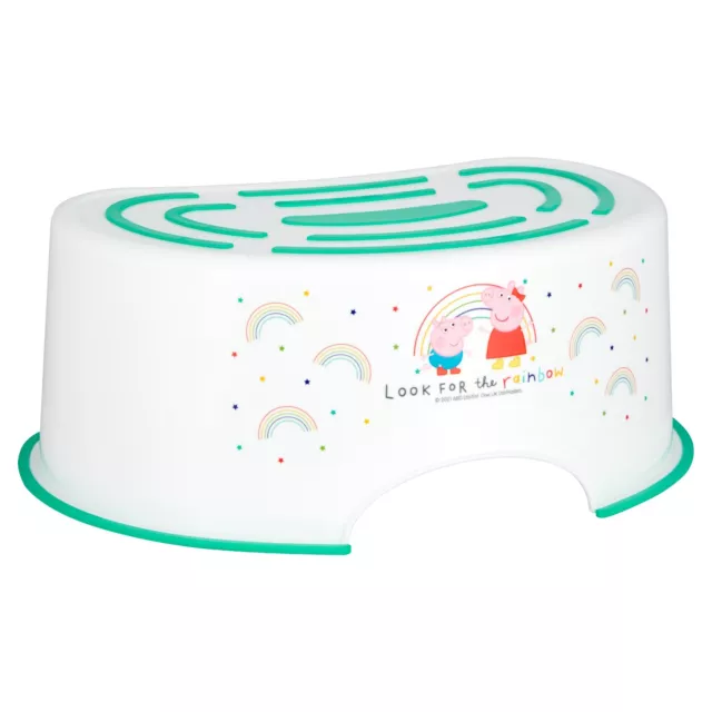 Foot Step Stool Peppa Pig Non-Slip Toddler Toilet Potty Training Support