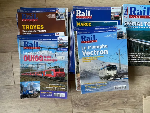 Lot de 51 Revues RAIL PASSION  2