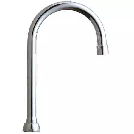 Chicago Faucet Gn2bjkabcp Gooseneck Spout, Brass