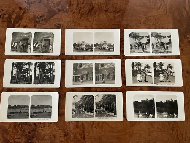 Paysages France, photos stéréoscopique plaques de verre, lot