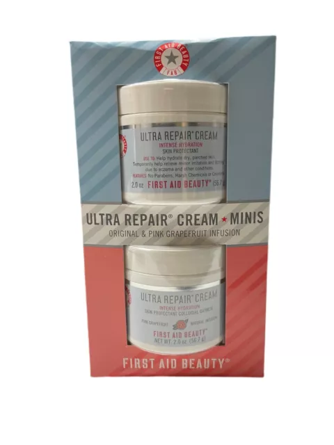 2 First Aid Beauty Fab Ultra Réparation Crème Intense Hydratation 59ml - Neuf &