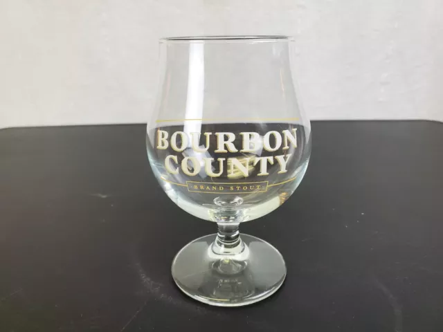 RARE Goose Island Bourbon County OG LOGO 2012 Black Friday Tulip Glass NEW