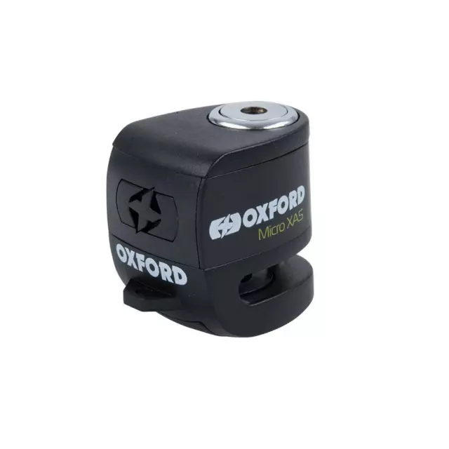 Oxford Scoot XA5 Scooter Disc Lock Alarm 5 mm Pin Moped Reminder Black