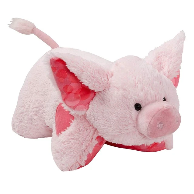 Sweet Scented Bubble Gum Piggy, Stuffed Animal Pig Plush Toy , Pink