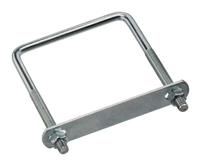 National Hardware N222-398 Zinc-Plated #675 Square U-Bolt 3/8 x 4 x 5 in.
