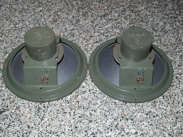 Full range RARE Soviet Speakers pair early 50's 4A-18, 10 inch, LOMO, KINAP L@@K