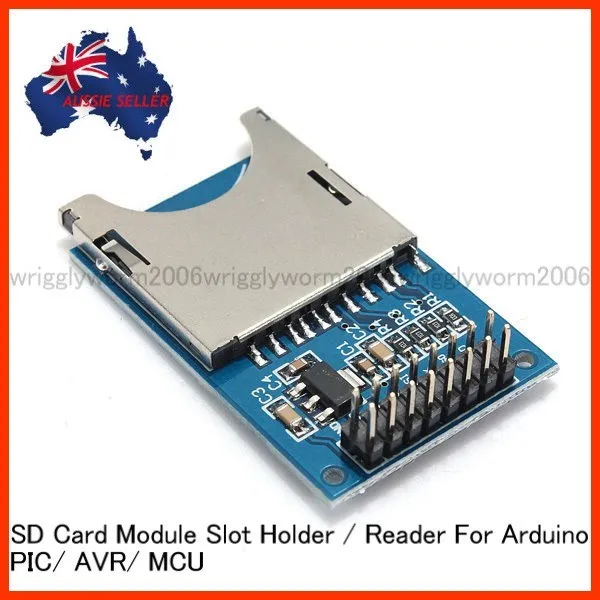 SD Card Module Slot Socker Reader For Arduino/PIC/AVR/MCU - Brand New Sealed PK