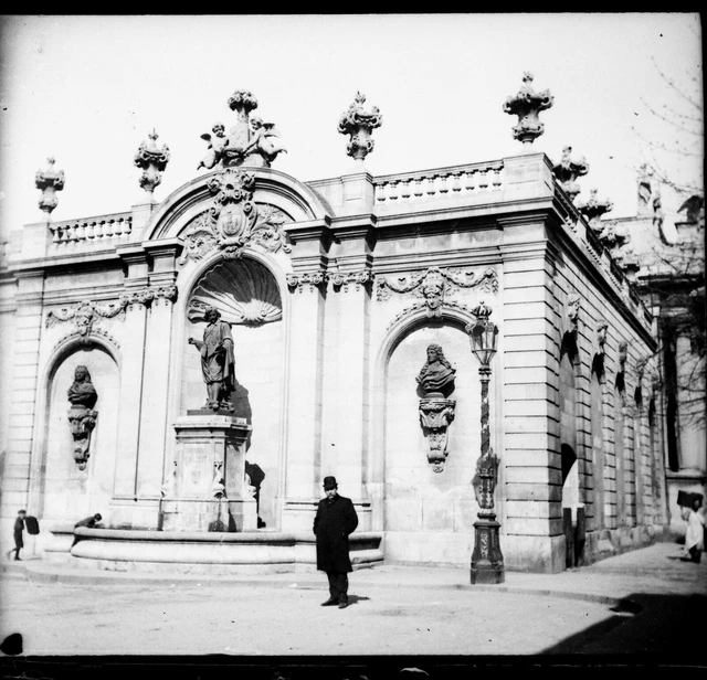 NANCY 1909 - Négatif Verre - Statue de Collot - 1551