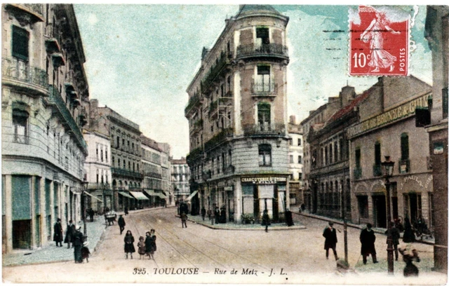 Toulouse Rue De Metz France Postcard Cpa Postcard 7258