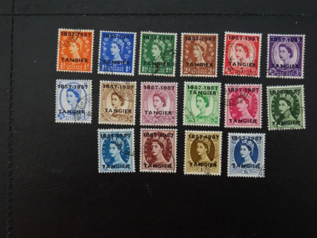 Morocco Agencies Tangier 1857-1957 Stamps SG323/337,339 16 of 20 GU opt type 32.