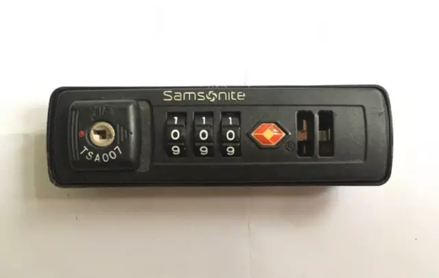 SAMSONITE TSA007 SUITCASE COMBINATION lock REPLACEMENT spare LUGGAGE part USED 25.00 PicClick UK