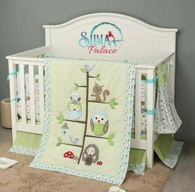 Italbaby 020.1007-003 COMPLETO LETTINO DA 3 PEZZI STELLINE VERDE MENTA 