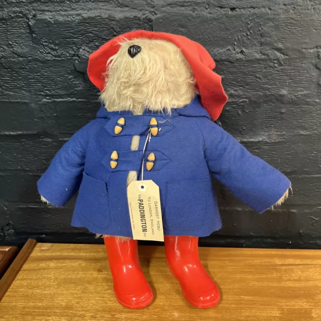 Gabrielle Designs Vintage Paddington Bear 1980 Original Tags B163