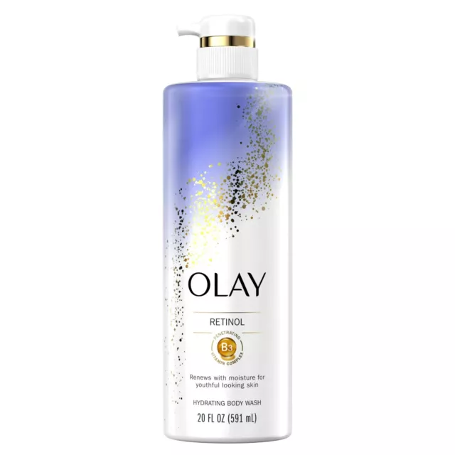 Olay Cleansing & Renewing Nighttime Women's Body Wash with Vitamin B3, 20fl oz