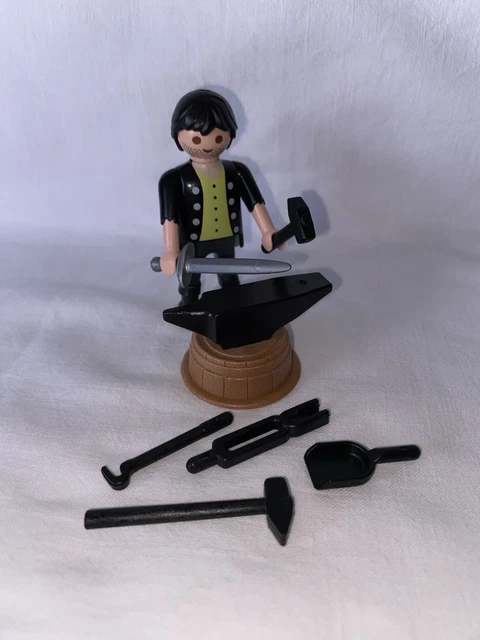 PLAYMOBIL FORGERON MOULIN Médiévale Ref 3297 3449 3556 70955 7855 9842