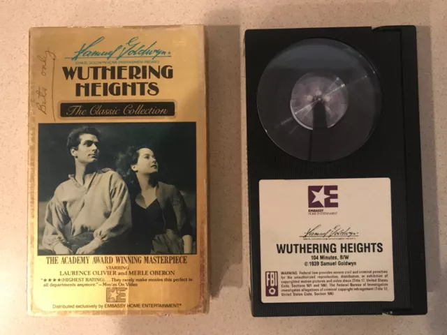 Wuthering Heights (BETA, 1985) Laurence Olivier, Merle Oberon