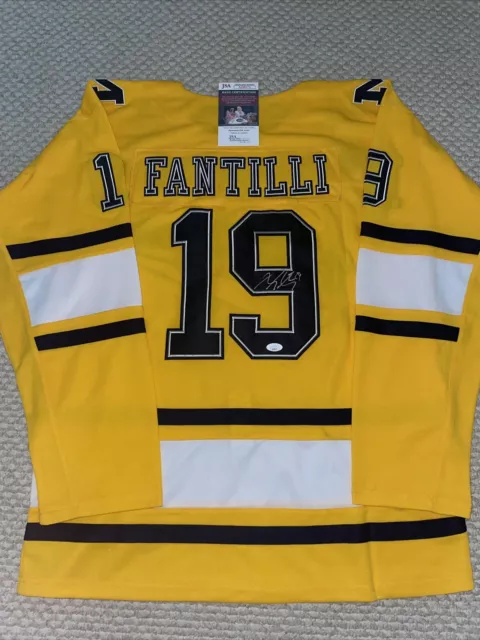 Adam Fantilli Michigan Wolverines Signed Hockey Jersey Autographed auto JSA COA