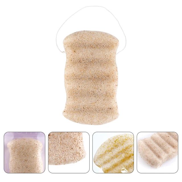 Dead Skin Sponge Exfoliating Scrub Sponge Bath Cotton Loofah Dish Sponge Konjac