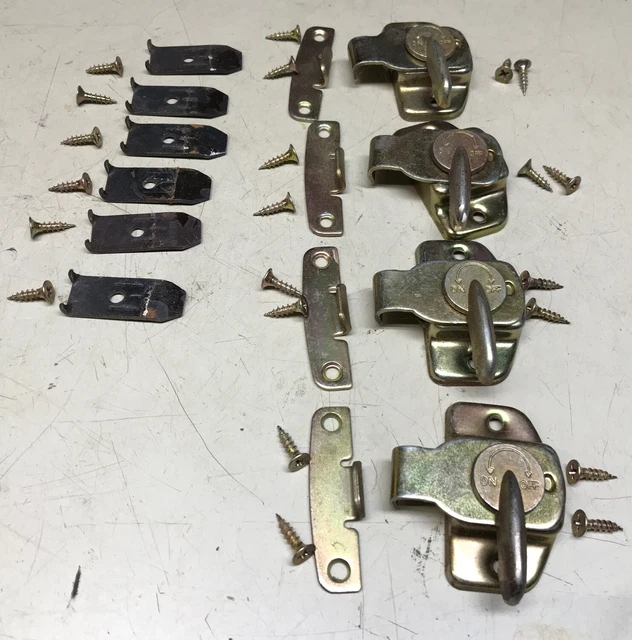 VINTAGE TABLE Leaf Latch Hardware Set Of 4 12.99 PicClick