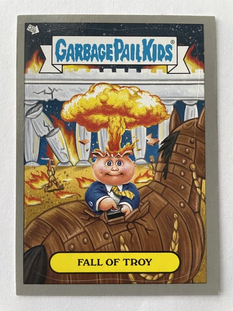 Lot De 18 Figurines Minikins Garbage Pail Kids (Les Crados) + 18 Stickers - Topps