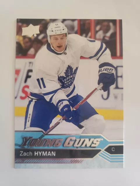 2016-17 Upper Deck Series One Zach Hyman Rc Young Guns Rookie Card # 222 !!!