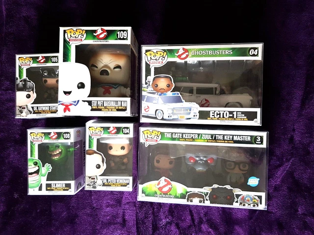 Funko Pop Ghostbusters 30th Anniversary Slimer Ecto-1 Joblot Pops