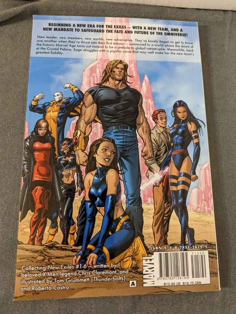 New Exiles Volume 1 New Life, New Gambit by Chris Claremont - Marvel Comics TPB 2